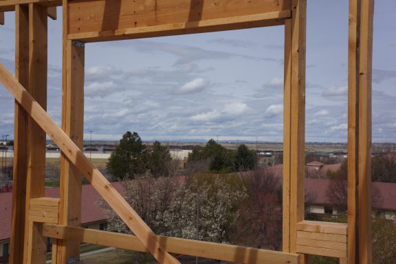 April 2025 View to North